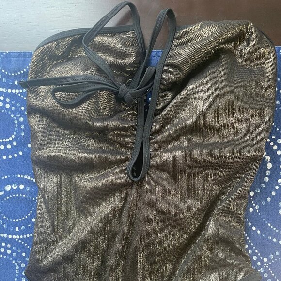 NWT Glisten Up Halter One-Piece Swimsuit - Picture 11 of 13